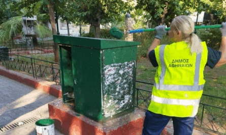 Αθήνα: Συνεχίζονται από τον Δήμο με επιτυχία οι δράσεις ανακατασκευών, συντήρησης και καθαριότητας