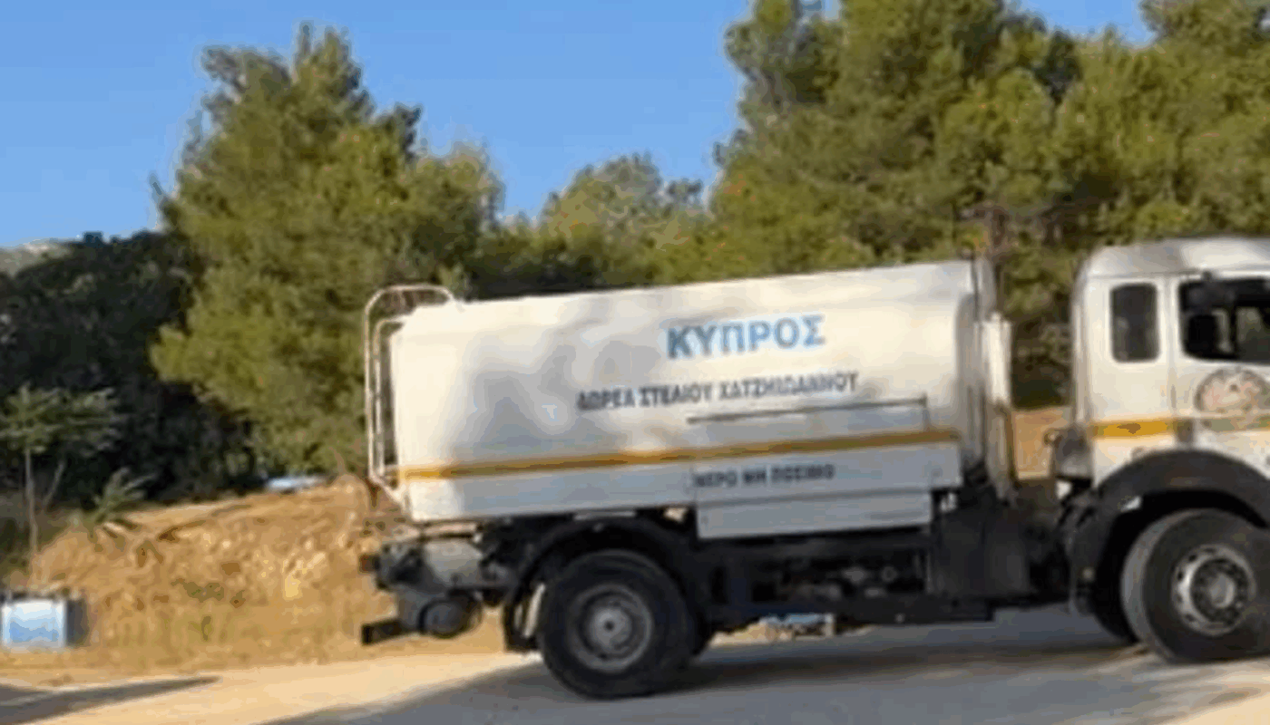 Πεντέλη : Ετοιμοπόλεμη και επισκευασμένη η υδροφόρα 16 τόνων με την ονομασία ΚΥΠΡΟΣ