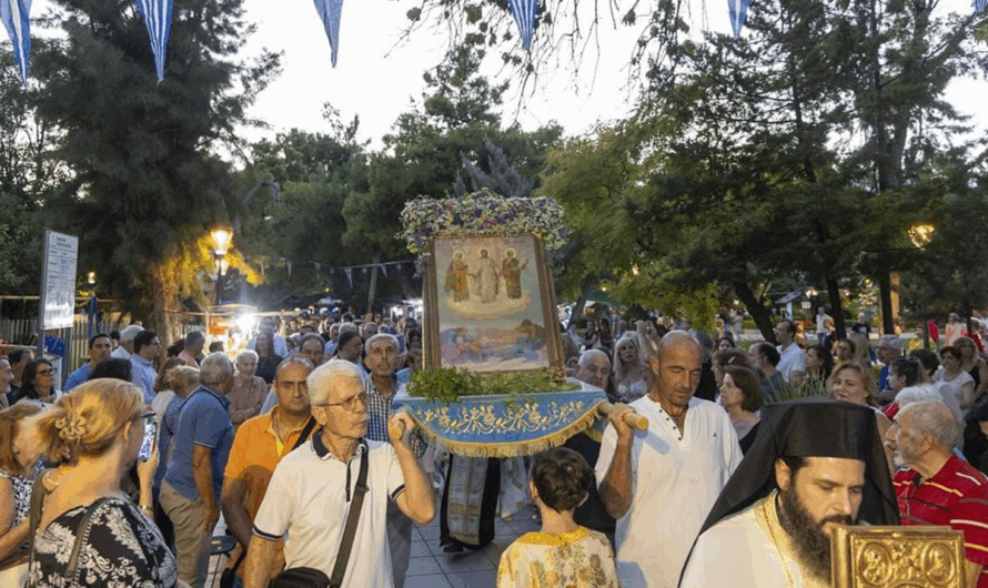 Μαρούσι: Με θρησκευτική κατάνυξη τον εορτασμό της Μεταμόρφωσης του Σωτήρος, στο ομώνυμο παρεκκλήσι της Πλατείας Αγίας Λαύρας