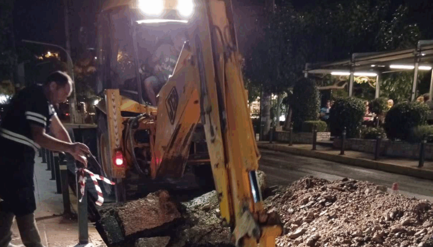 Πεντέλη: Επισκευάστηκε άμεσα βλάβη σε αγωγό ύδρευσης στη ΔΚ Πεντέλης