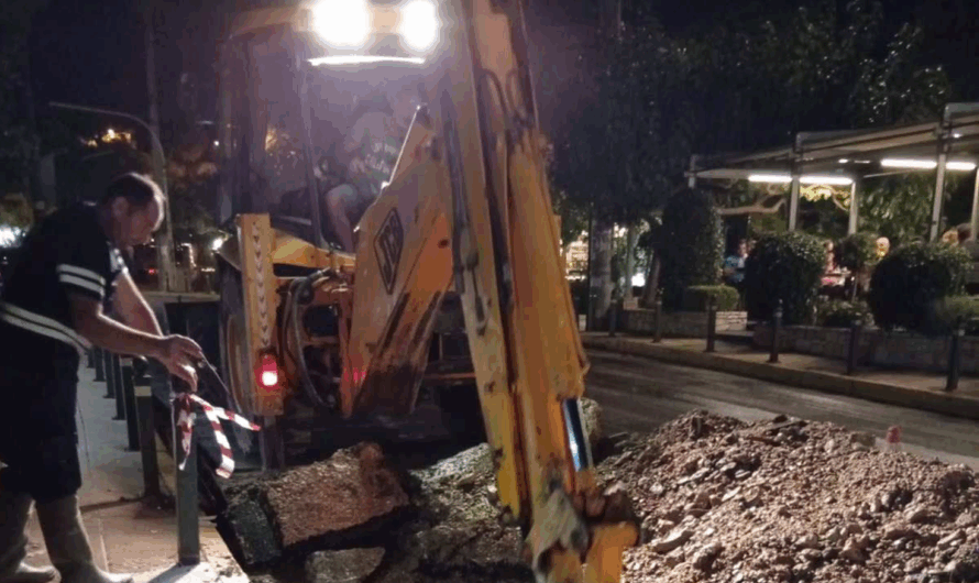 Πεντέλη: Επισκευάστηκε άμεσα βλάβη σε αγωγό ύδρευσης στη ΔΚ Πεντέλης