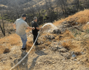 Πεντέλη: Εντός του παλαιού λατομείου Μουζάκη εντοπίστηκε ανάφλεξη σε μπάζωμα χθες το απόγευμα