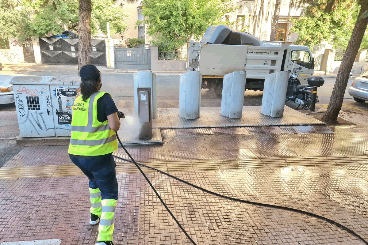 Αθήνα: Συνεχίζονται από τον Δήμο με επιτυχία οι δράσεις καθαριότητας