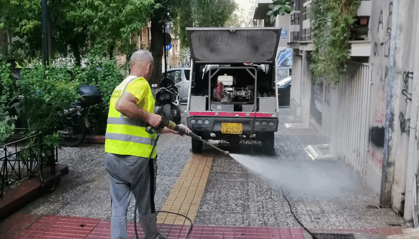 Αθηνά: «Διεύθυνση Καθαριότητας και Ανακύκλωσης Δήμου Αθηναίων» Δράση καθαριότητας στην πλατεία Βικτωρίας