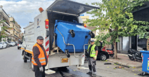 Αθήνα: Καθαρισμός Κάδων στην περιοχή Ελληνορώσων