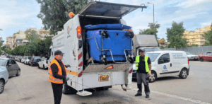 Αθήνα: Καθαρισμός Κάδων στην περιοχή Ελληνορώσων