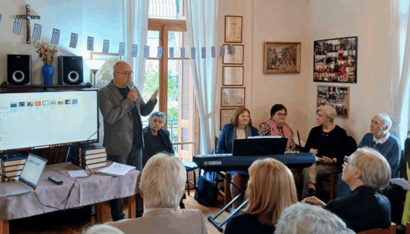 Ηράκλειο Αττικής : O Δήμαρχος στην εκδήλωση για την εθνική επέτειο της 28ης Οκτωβρίου στα ΚΑΠΗ της πόλης