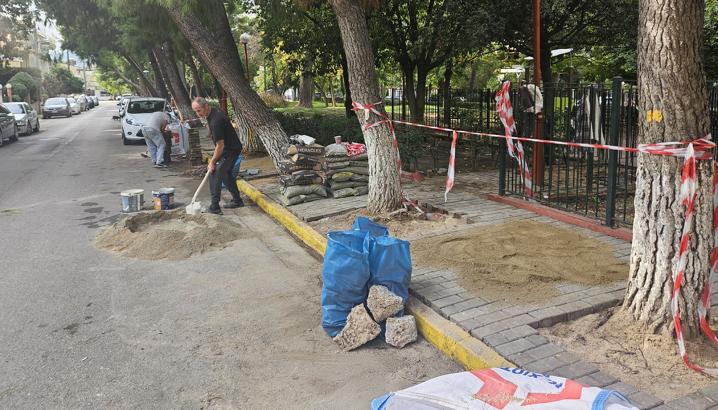 Ηράκλειο Αττικής:  Ανανεώνεται η πλατεία Μακεδονίας
