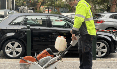 Κηφισιά : Παρεμβάσεις στα πεζοδρόμια για τοποθέτηση πλακών  όδευσης και δημιουργία ραμπών ΑμεΑ