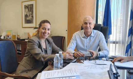 Συνάντηση εργασίας του Δημάρχου Μεταμόρφωσης με την νέα Αντιπεριφερειάρχη Βορείου Τομέα Αττικής