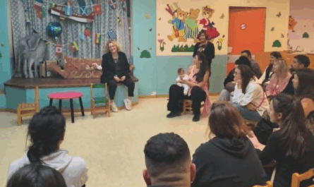 Πεντέλη: Επίσκεψη της Δημάρχου στον 1ο Παιδικό Σταθμό Μελισσίων