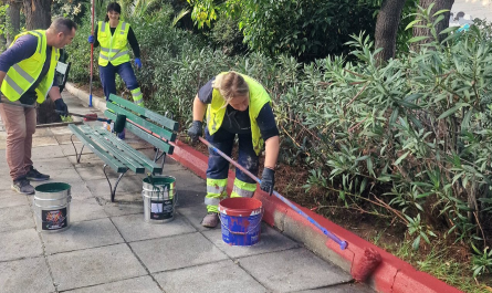 Αθήνα: Δράση πλυσιμάτων και συντήρησης του αστικού εξοπλισμού στην πλατεία Βρεττού