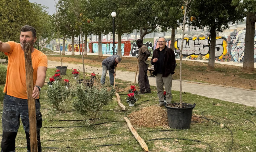 Ηράκλειο Αττικής :Δράση φύτευσης στην πλατεία Φιλικής Εταιρείας, στο Πάνω Ψαλίδι