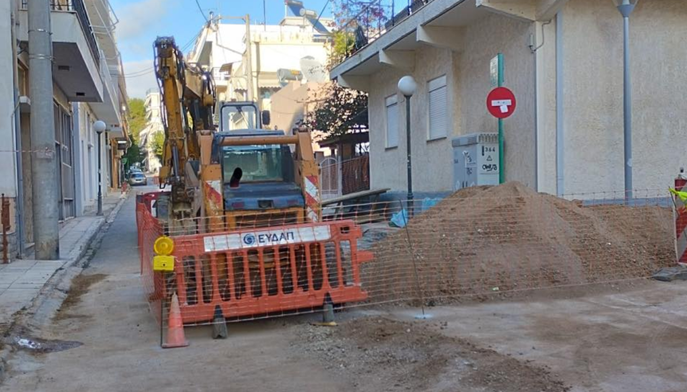 Ξεκινήσαν οι εργασίες αντικατάστασης των παλιών αγωγών αποχέτευσης σε συνεργασία με την ΕΥΔΑΠ