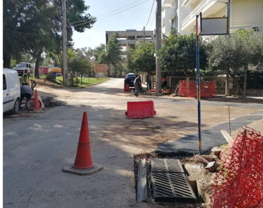 Μαρούσι: Σε εξέλιξη το έργο της αντιπλημμυρικής θωράκισης της Αγίας Φιλοθέης