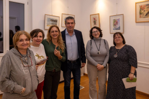 Μαρούσι: Εγκαινιάστηκε η έκθεση ζωγραφικής της εικαστικού Χρυσάνθης Ζάρρα-Σωτηροπούλου