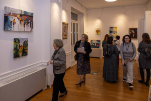 Μαρούσι: Εγκαινιάστηκε η έκθεση ζωγραφικής της εικαστικού Χρυσάνθης Ζάρρα-Σωτηροπούλου