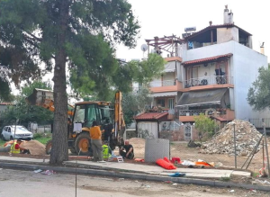 Το έργο «Επεκτάσεις και αποκαταστάσεις υφιστάμενων αγωγών ακάθαρτων και ομβρίων» στην Πολεοδομική Ενότητα Α.Σ.ΠΑΙ.Τ.Ε. (επί της οδού Δανάης)