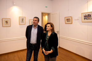 Μαρούσι: Εγκαινιάστηκε η έκθεση ζωγραφικής της εικαστικού Χρυσάνθης Ζάρρα-Σωτηροπούλου