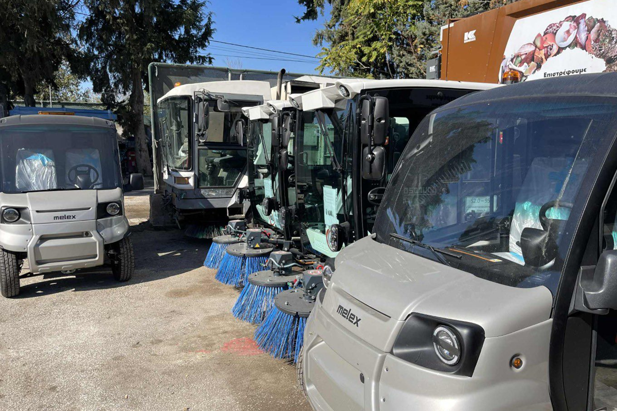 Παλλήνη: Ο Δήμος ενισχύει τον στόλο καθαριότητας με επτά (7) νέα ηλεκτροκίνητα οχήματα