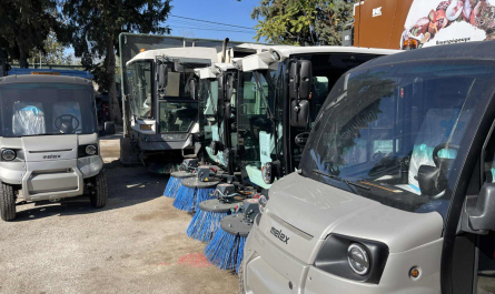 Παλλήνη: Ο Δήμος ενισχύει τον στόλο καθαριότητας με επτά (7) νέα ηλεκτροκίνητα οχήματα