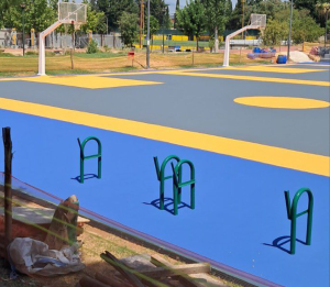 Παλλήνη: Εργασίες αναβάθμισης στο ανοιχτό γήπεδο μπάσκετ στο Αθλητικό Κέντρο του Δήμου