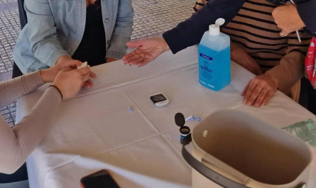 «Παγκόσμια ημέρα Σακχάρου» Δράση ενημερώσεις και μέτρησης Σακχάρου του συλλόγου Πελοποννησίων