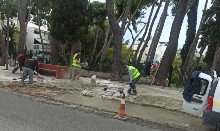 Λυκόβρυση  Πεύκη:  Χωροθέτηση πεζοδρομίου για εγκατάσταση περιπτέρου στην οδό Βύρωνος