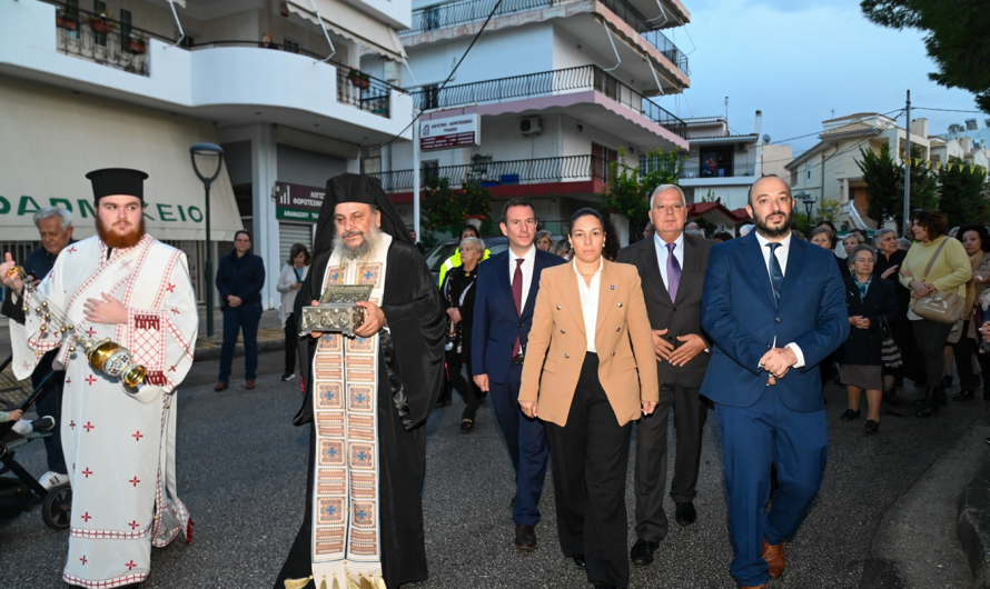 Ο Δήμος Λυκόβρυσης Πεύκης υποδέχθηκε τα Ι. Λείψανα των Αγίων Ραφαήλ, Νικολάου και Ειρήνης