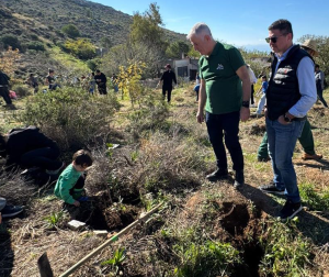 Μεγάλη δράση φύτευσης στον Υμηττό, σήμερα Κυριακή 16/11 που ένωσε Δήμους, φορείς, εθελοντές και απλούς πολίτες γύρω από έναν κοινό στόχο, την προστασία και την αναγέννηση του βουνού. Μεγάλη δράση φύτευσης στον Υμηττό, σήμερα Κυριακή 16/11 που ένωσε Δήμους, φορείς, εθελοντές και απλούς πολίτες γύρω από έναν κοινό στόχο, την προστασία και την αναγέννηση του βουνού.