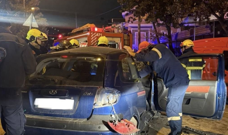 Πεντέλη: Τροχαίο με τραυματισμό δύο ατόμων επί της οδού Καλισσίων