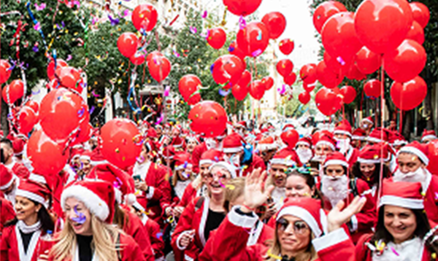 Το «Athens Santa Run 2025» στην Αθήνα την Κυριακή 21 Δεκεμβρίου στο Δημαρχιακό Μέγαρο Αθηνών