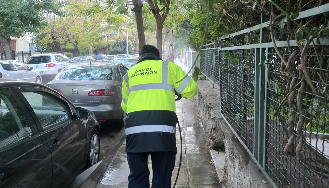 Αθηνά: Κυριακάτικη καθαριότητα στην 4η Δημοτική Κοινότητα, με δράση σε Κολωνό και Σεπόλια