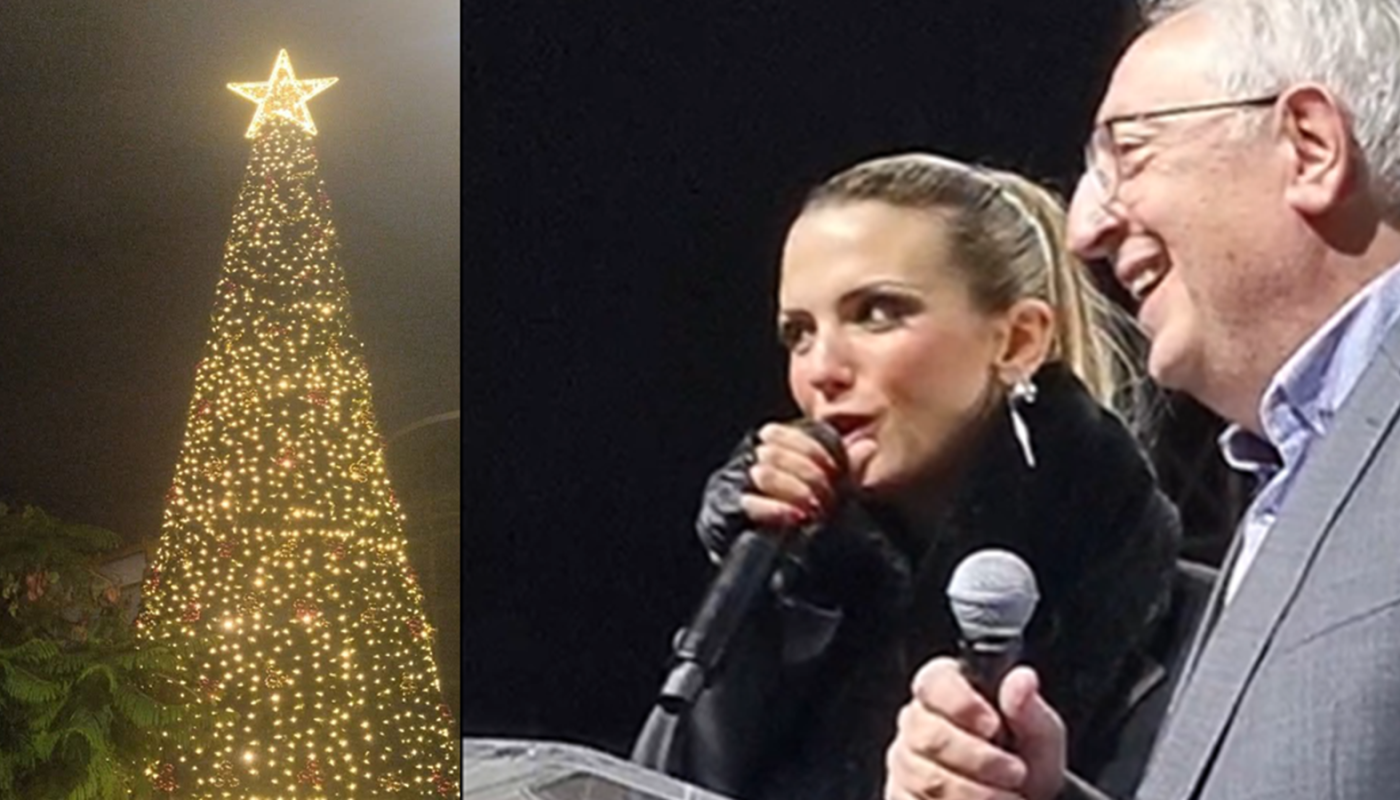 Μαρούσι: Λαμπερή φωταγώγηση του Χριστουγεννιάτικου Δέντρου με την Κατερίνα Λιόλιου