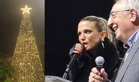 Μαρούσι: Λαμπερή φωταγώγηση του Χριστουγεννιάτικου Δέντρου με την Κατερίνα Λιόλιου