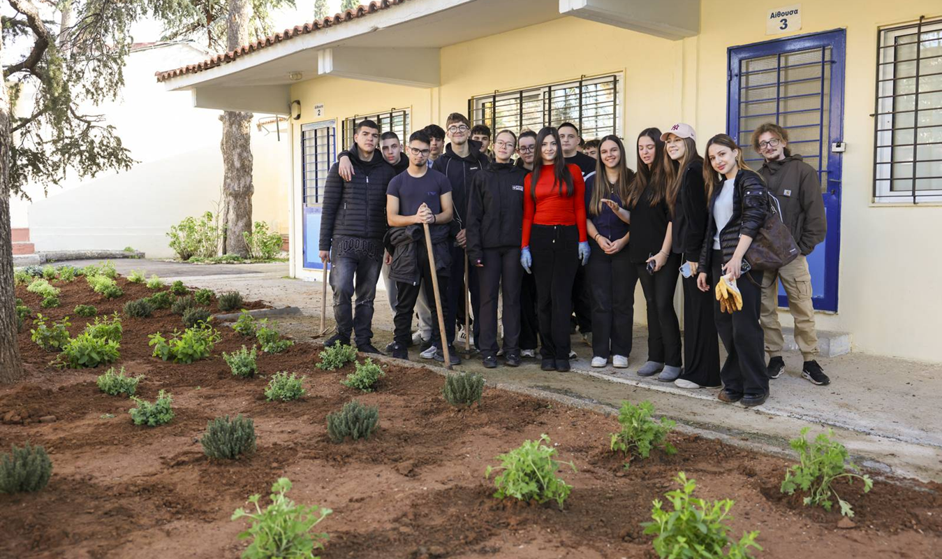 Μαρούσι:  Δράση δεντροφύτευσης από το Forum Νέων Αμαρουσίου, στο 6ο Λύκειο και στο 5ο Γυμνάσιο Αμαρουσίου