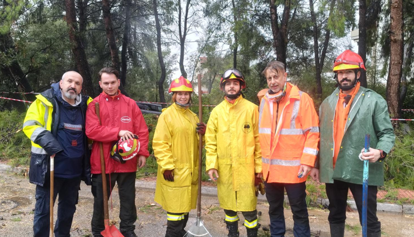 Παπάγου Χολαργού: Συντονισμένη αντιμετώπιση της κακοκαιρίας “Byron” από όλες τις υπηρεσίες και τους εθελοντές