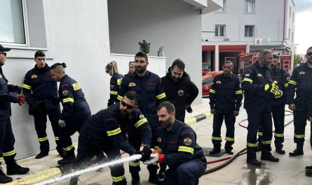 Εκπαίδευση των εθελοντών του Περσέα Πεντελικού στον 12ο Πυροσβεστικό Σταθμό Αθηνών
