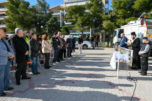 Σημαντική αναβάθμιση στην καθαριότητα του Δήμου Λυκόβρυσης Πεύκης με την παραλαβή νέου στόλου οχημάτων Σημαντική αναβάθμιση στην καθαριότητα του Δήμου Λυκόβρυσης Πεύκης με την παραλαβή νέου στόλου οχημάτων