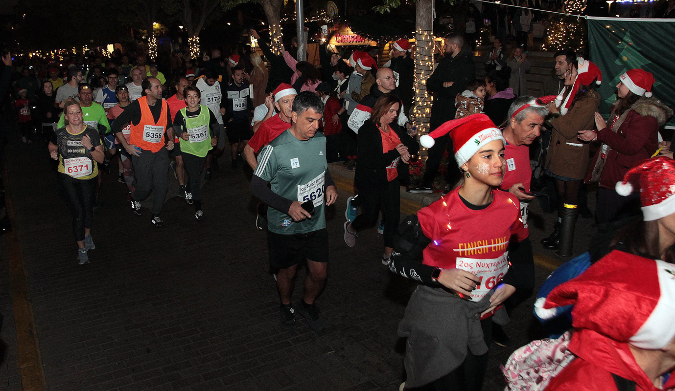 Χαλάνδρι: «Ρεκόρ ταχύτητας» στις εγγραφές του 5ου Run The Christmas Night @ Chalandri