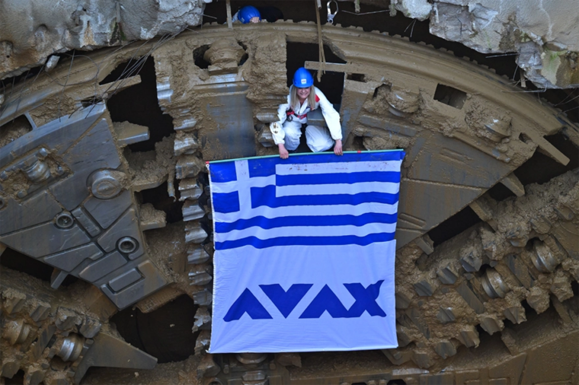 Μετρό Γραμμή 4: Ο μετροπόντικας «Αθηνά» έφτασε στον Ευαγγελισμό