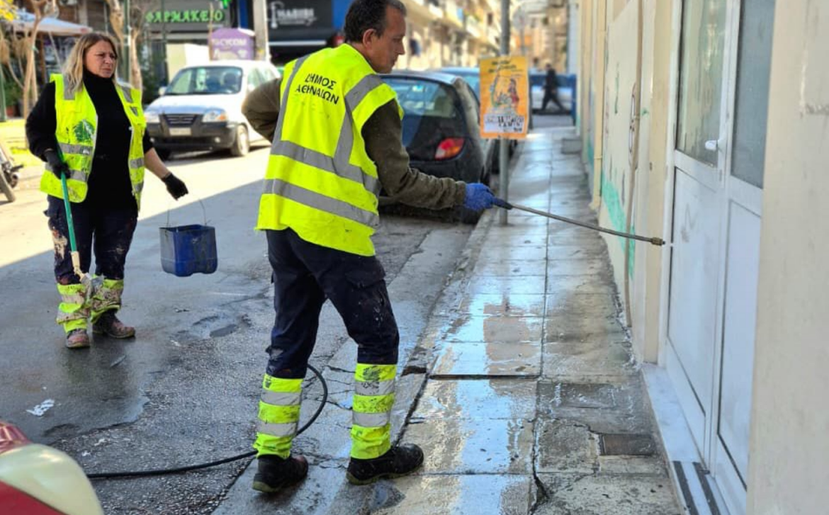 Αθήνα: Επιχείρηση «Φροντίδα στις Γειτονιές» – Παρεμβάσεις σε Λαμπρινή και Κάτω Πατήσια
