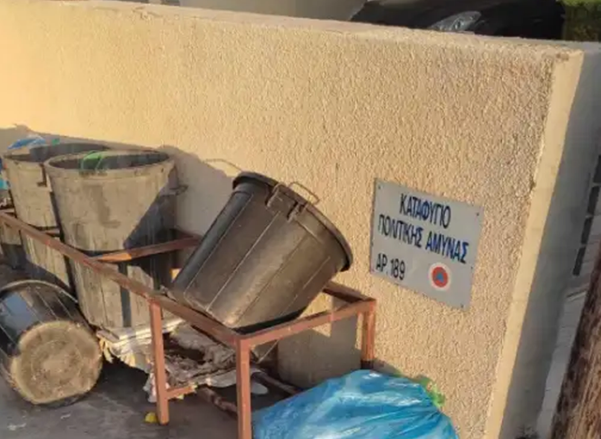 Κύπρος: Καταφύγια «Φαντάσματα» – Σκουπίδια και Λάσπες εκεί που θα Έπρεπε να Υπάρχει Ασφάλεια