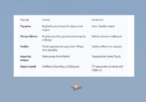 Μέση Ανατολή 2026: Ώρα Μηδέν – Η Επιχείρηση «Roaring Lion» και το Χάος των Αντιποίνων Μέση Ανατολή 2026: Ώρα Μηδέν – Η Επιχείρηση «Roaring Lion» και το Χάος των Αντιποίνων